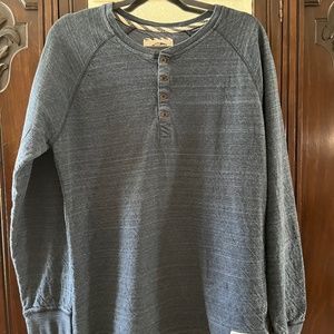 Vans Blue Henley Shirt